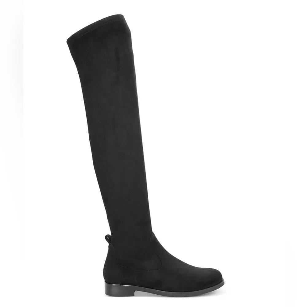 Kenneth Cole Reaction Black Over-the-Knee Boots